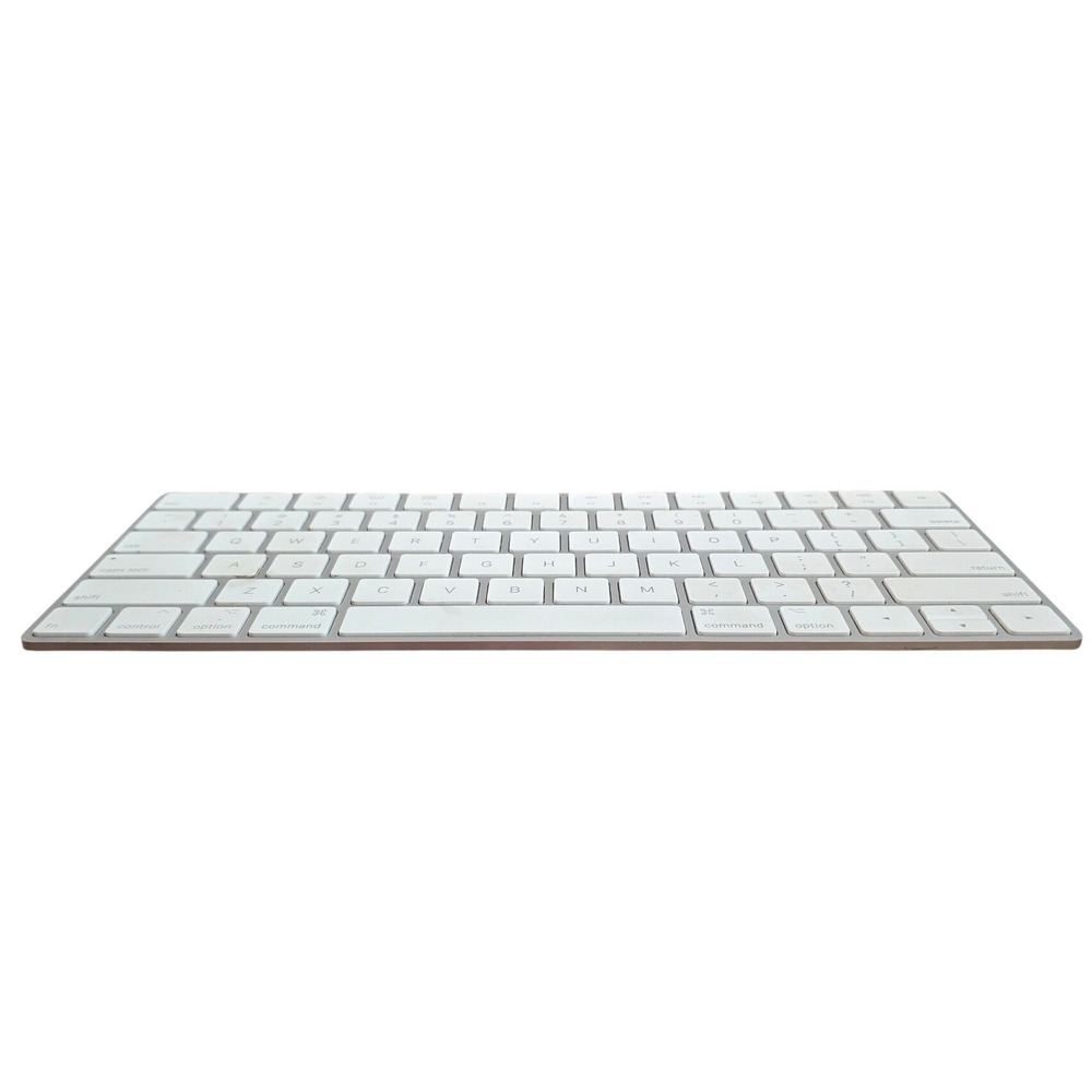 Apple Magic Keyboard A1644 Wireless Bluetooth Rechargeable Silver White QWERTY‎